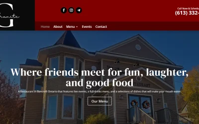 The Granite restaurant website