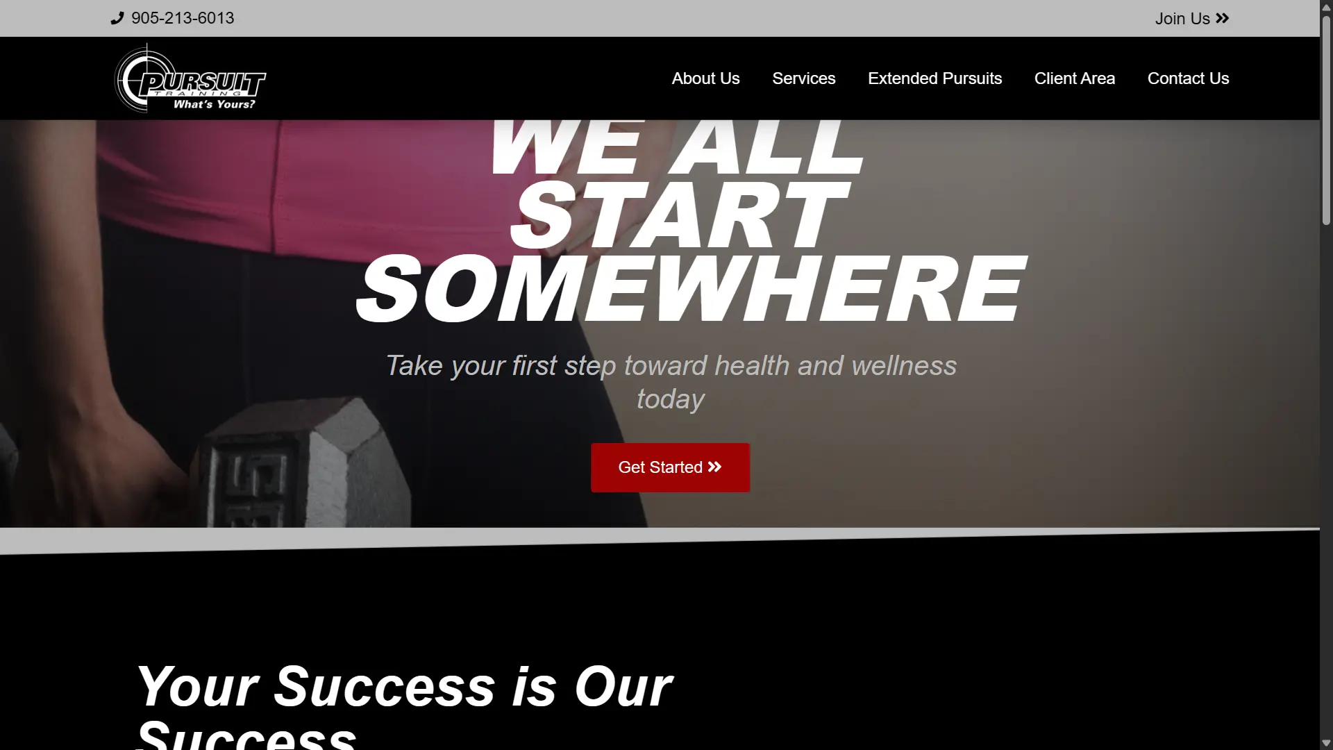 Pursuit Training website migration project