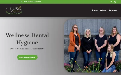 Wellness Dental Hygiene practice website
